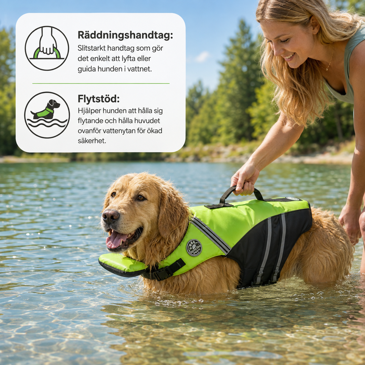 HappyPets Flytväst – Simma med trygghet