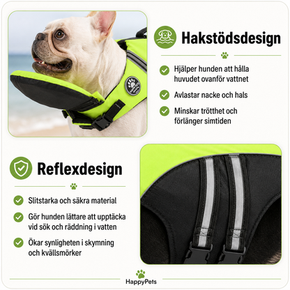 HappyPets Flytväst – Simma med trygghet