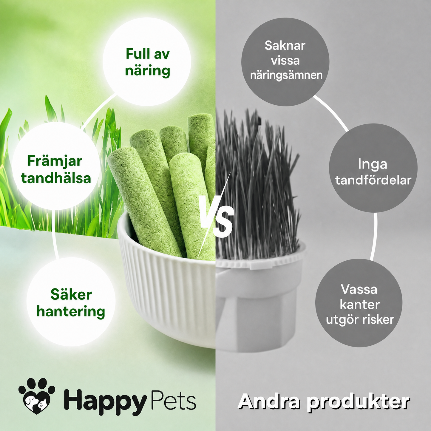 HappyPets Tuggpinnar